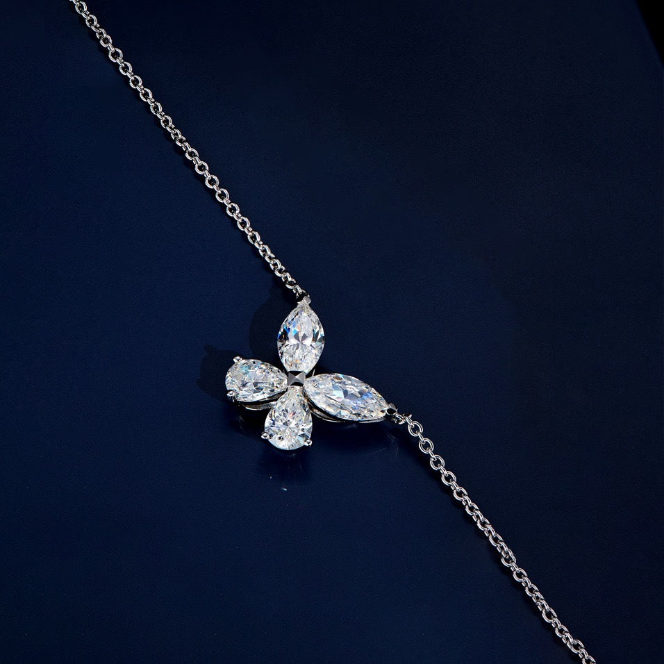 RADIANT BUTTERFLY NECKLACE – CRAFTED IN STERLING SILVER