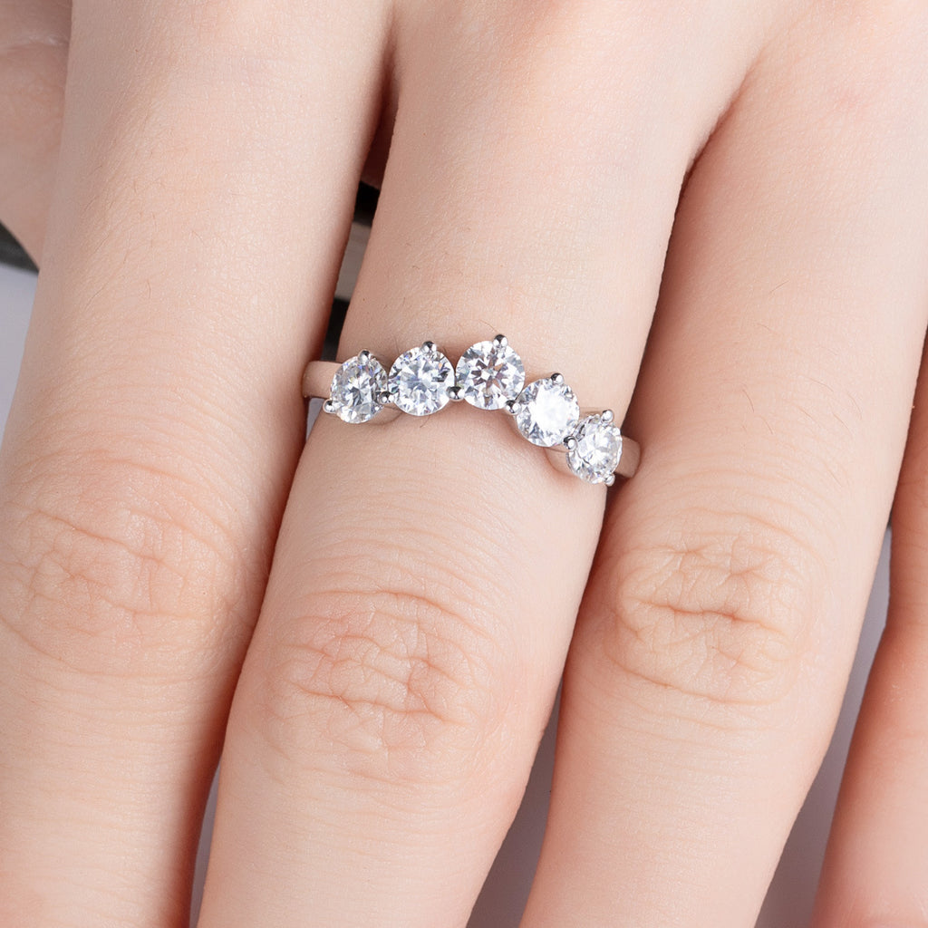 NHẪN CROWN BRILLIANCE – ĐƯỢC CHẾ TẠO BẠC STERLING VỚI ETERNAGOLD™