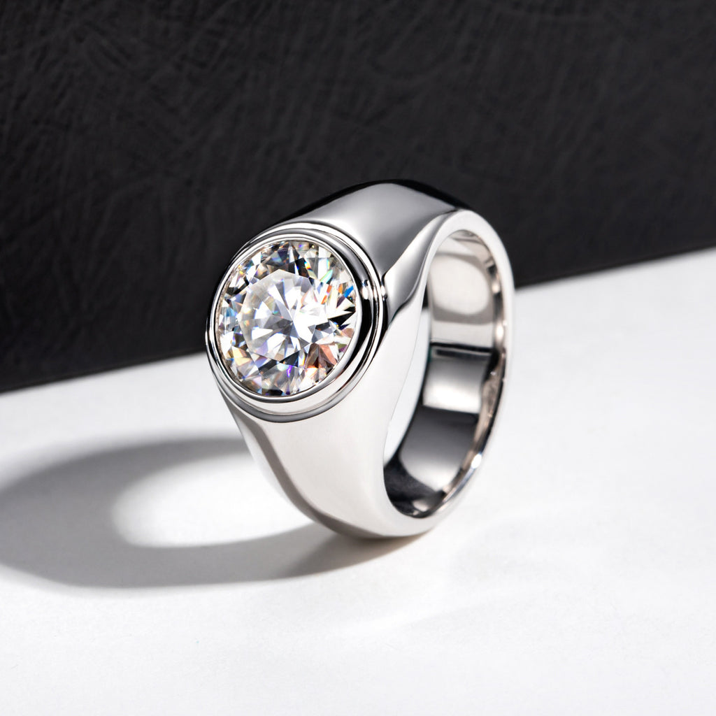 NHẪN AURORA SOLITAIRE – ĐƯỢC CHẾ TẠO BẠC STERLING VỚI ETERNAGOLD™