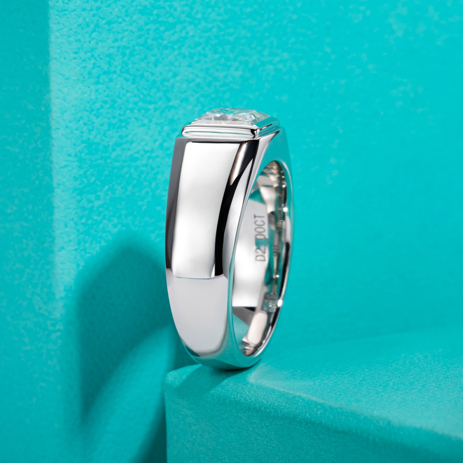 NHẪN MOISSANITE REGAL PRINCE – ĐƯỢC CHẾ TẠO BẠC STERLING VỚI ETERNAGOLD™