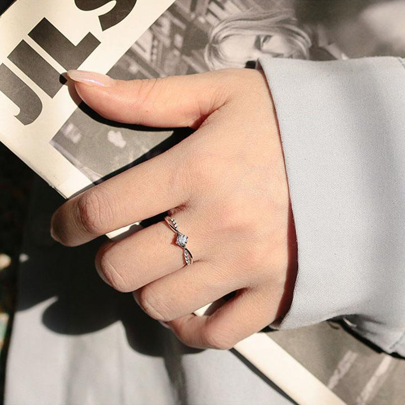 TWIST OF LOVE RING – CRAFTED IN STERLING SILVER