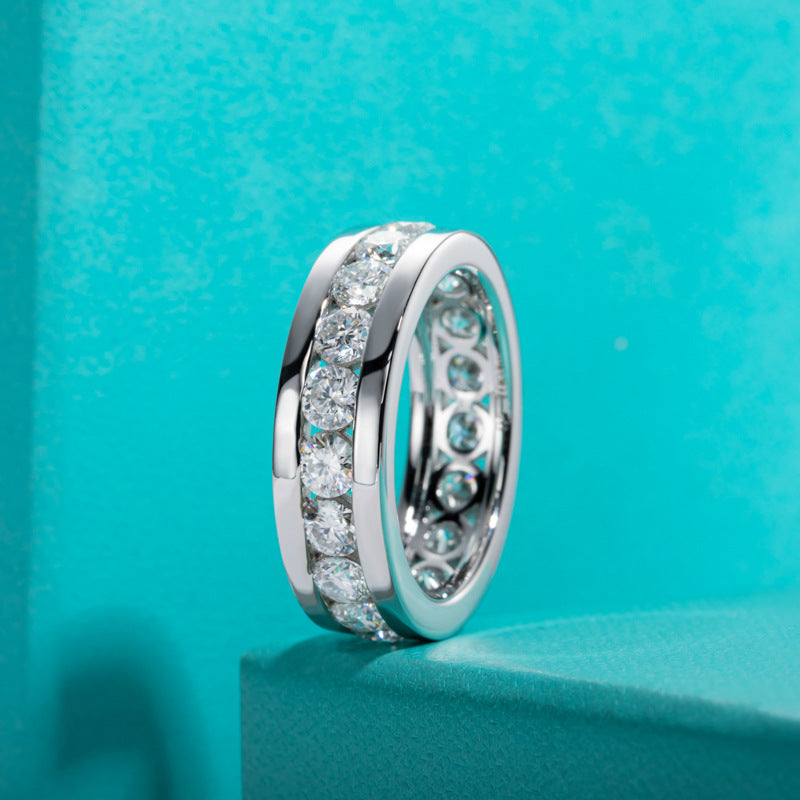 NHẪN ETERNA BAND MOISSANITE – ĐƯỢC CHẾ TẠO BẰNG BẠC STERLING VỚI ETERNAGOLD™