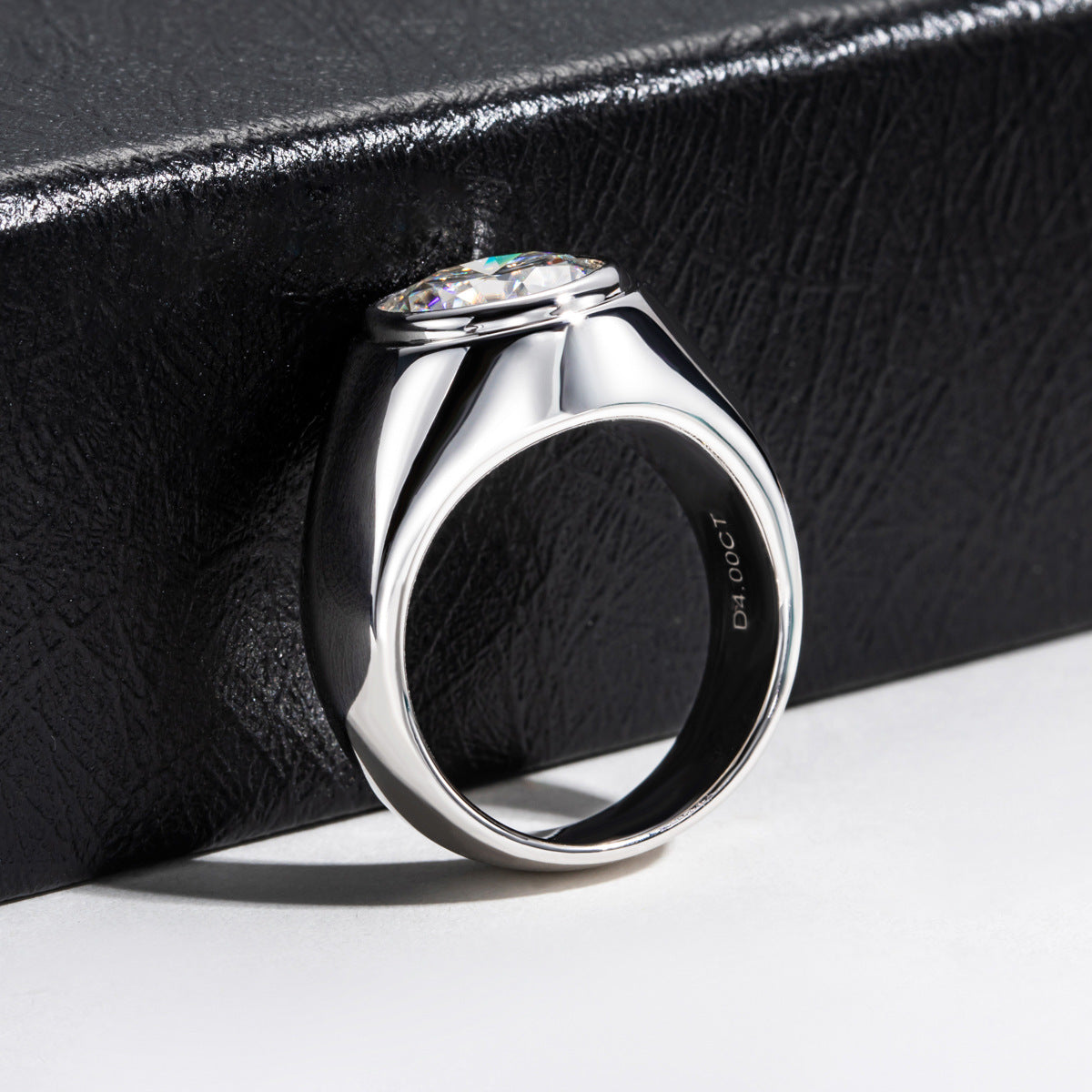 NHẪN AURORA SOLITAIRE – ĐƯỢC CHẾ TẠO BẠC STERLING VỚI ETERNAGOLD™