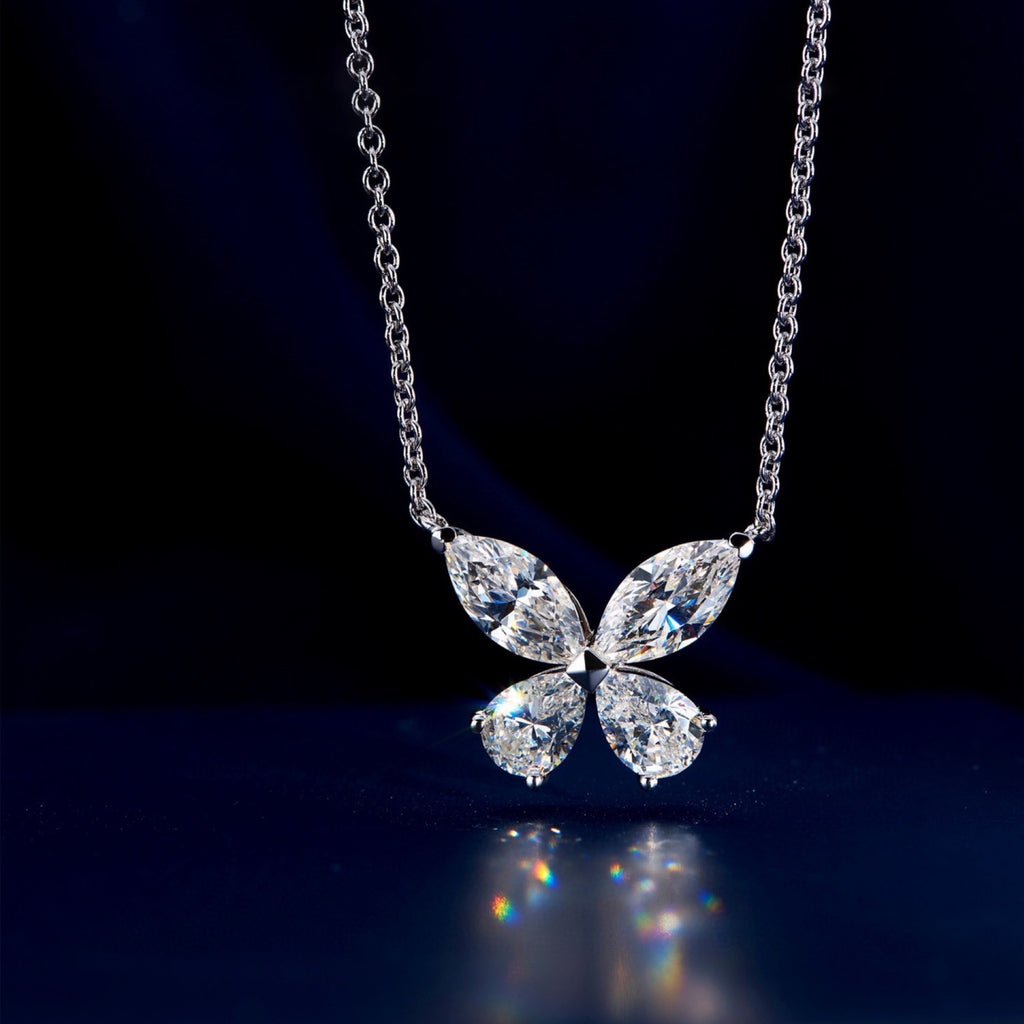 RADIANT BUTTERFLY NECKLACE – CRAFTED IN STERLING SILVER