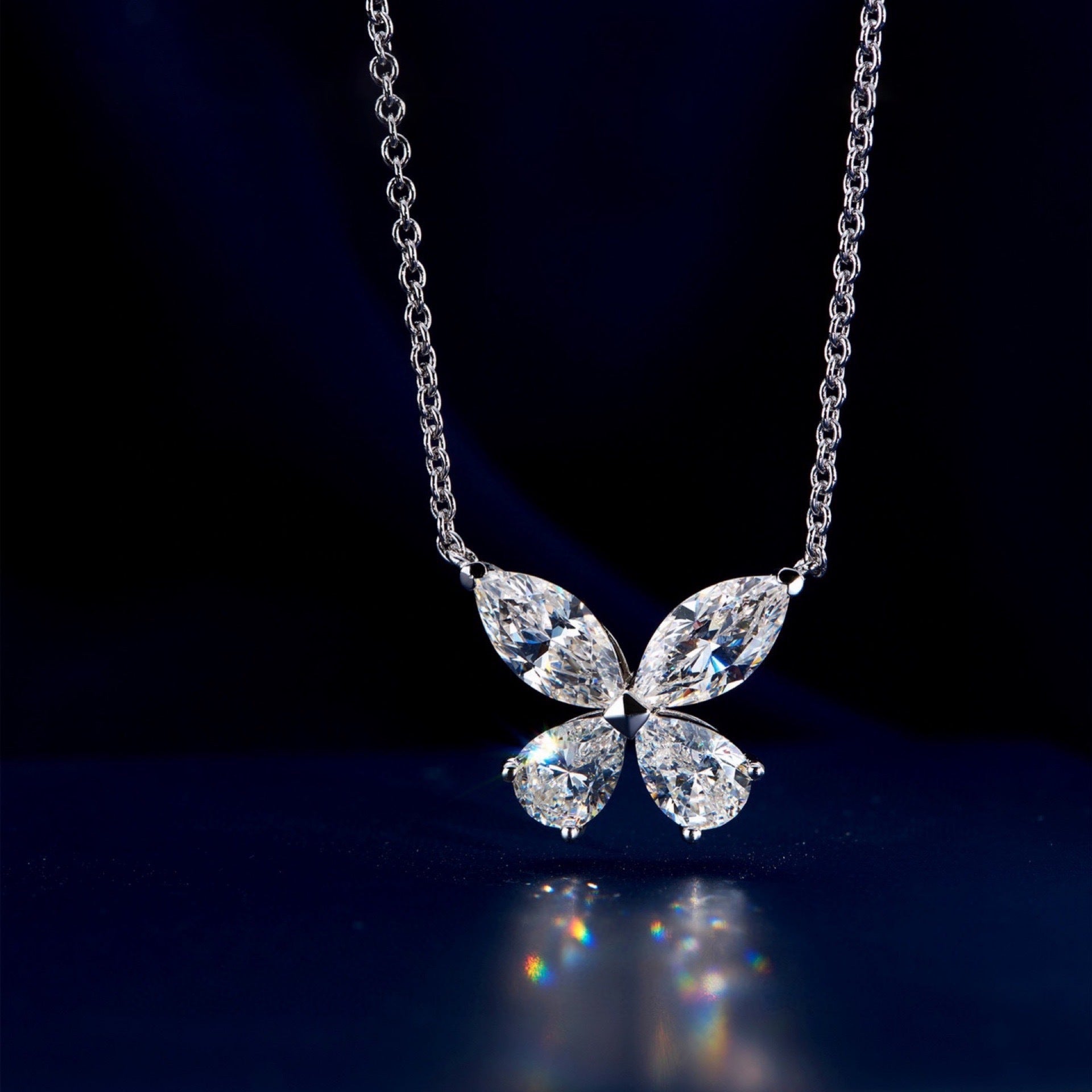 RADIANT BUTTERFLY NECKLACE – CRAFTED IN STERLING SILVER