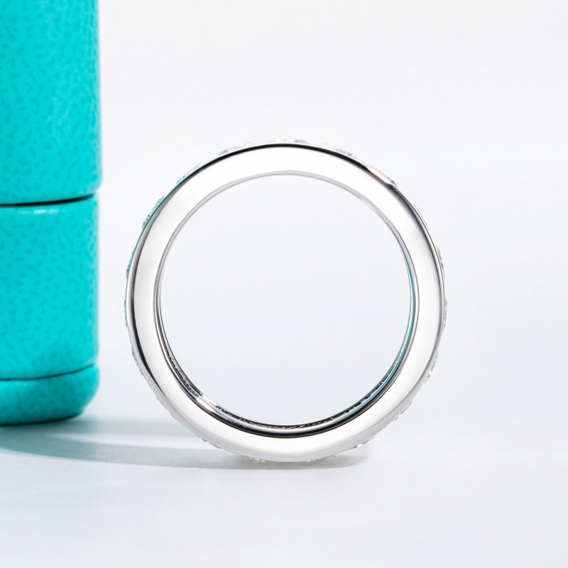 NHẪN ETERNA BAND MOISSANITE – ĐƯỢC CHẾ TẠO BẰNG BẠC STERLING VỚI ETERNAGOLD™