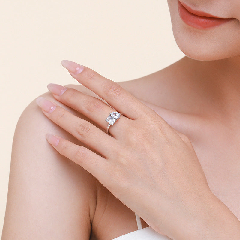 HARMONY WHITE RING – CRAFTED IN STERLING SILVER
