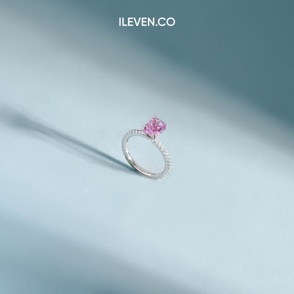 NHẪN MÁ HỒNG – ĐƯỢC CHẾ TẠO BẰNG BẠC STERLING VỚI TRIPLESHIELD™