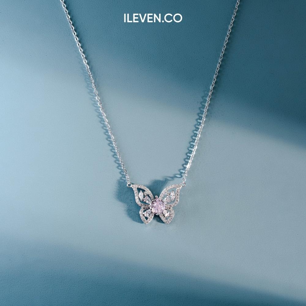 BUTTERFLY S GLOW NECKLACE – CRAFTED IN STERLING SILVER WITH TRIPLESHIELD™