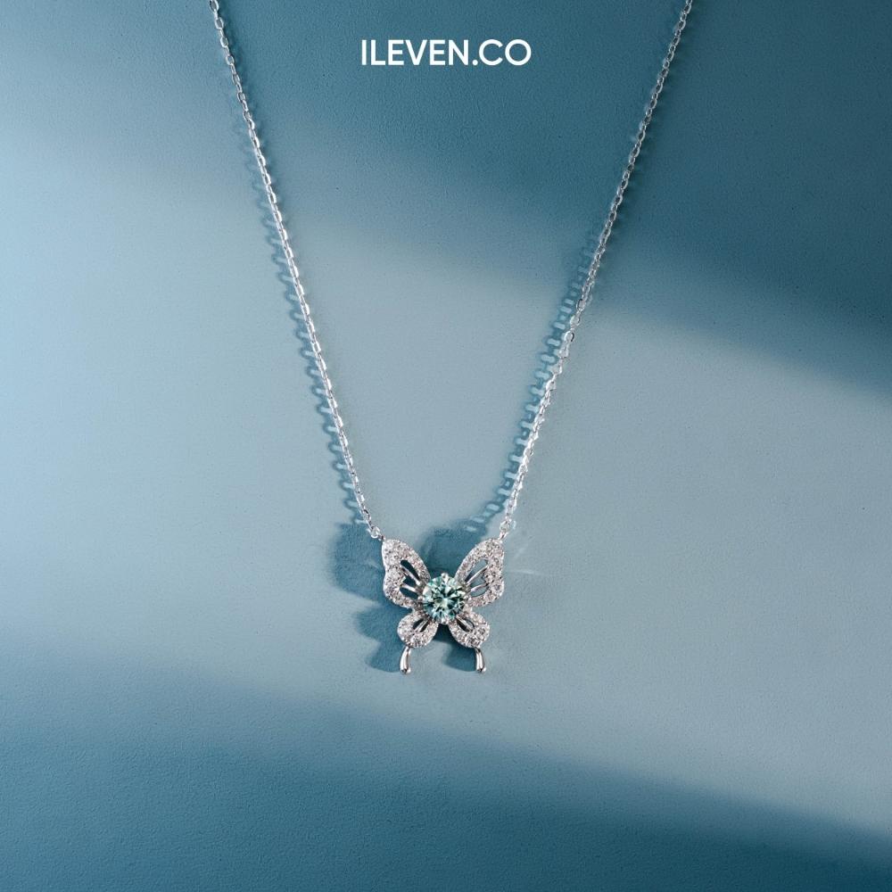 BUTTERFLY GLOW NECKLACE - CRAFTED IN STERLING SILVER WITH TRIPLESHIELD™