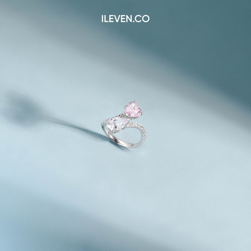 NHẪN DUET HỒNG – ĐƯỢC CHẾ TẠO BẠC STERLING VỚI TRIPLESHIELD™