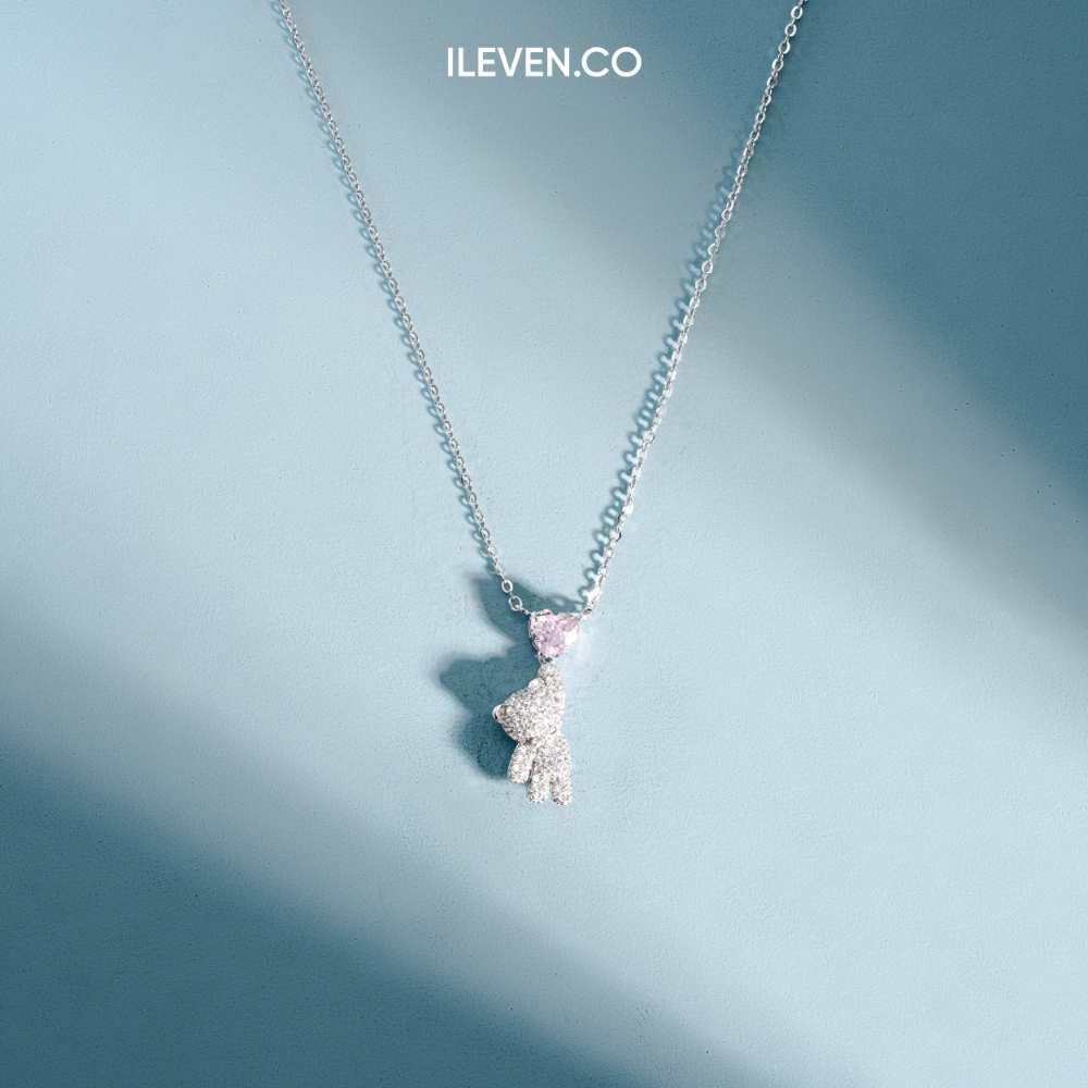 DÂY CHUYỀN TRÁI TIM TEDDY – ĐƯỢC CHẾ TẠO BẰNG BẠC STERLING VỚI TRIPLESHIELD™