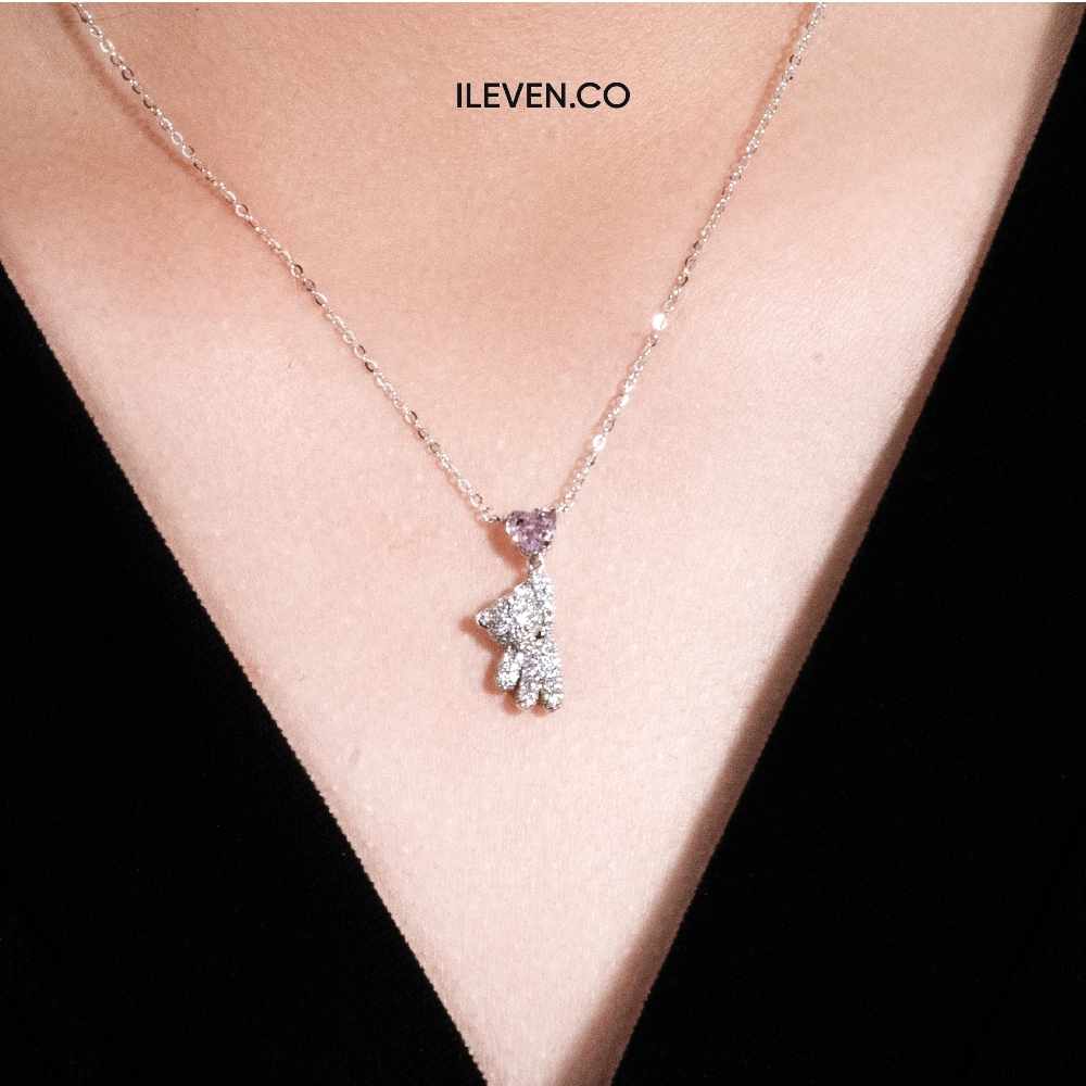 DÂY CHUYỀN TRÁI TIM TEDDY – ĐƯỢC CHẾ TẠO BẰNG BẠC STERLING VỚI TRIPLESHIELD™