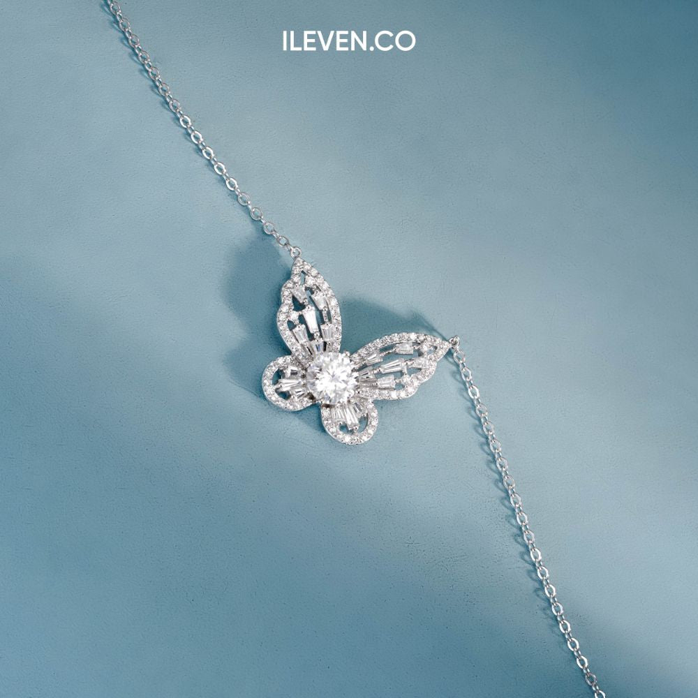 DÂY CHUYỀN BƯỚM CELESTIA – ĐƯỢC CHẾ TẠO BẠC STERLING VỚI TRIPLESHIELD™