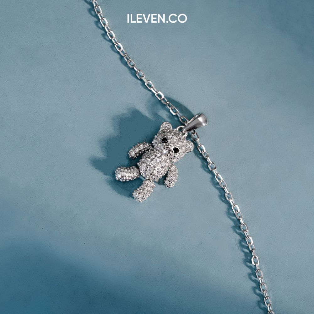 DÂY CHUYỀN GẤU BÔNG – ĐƯỢC CHẾ TẠO BẰNG BẠC STERLING VỚI TRIPLESHIELD™