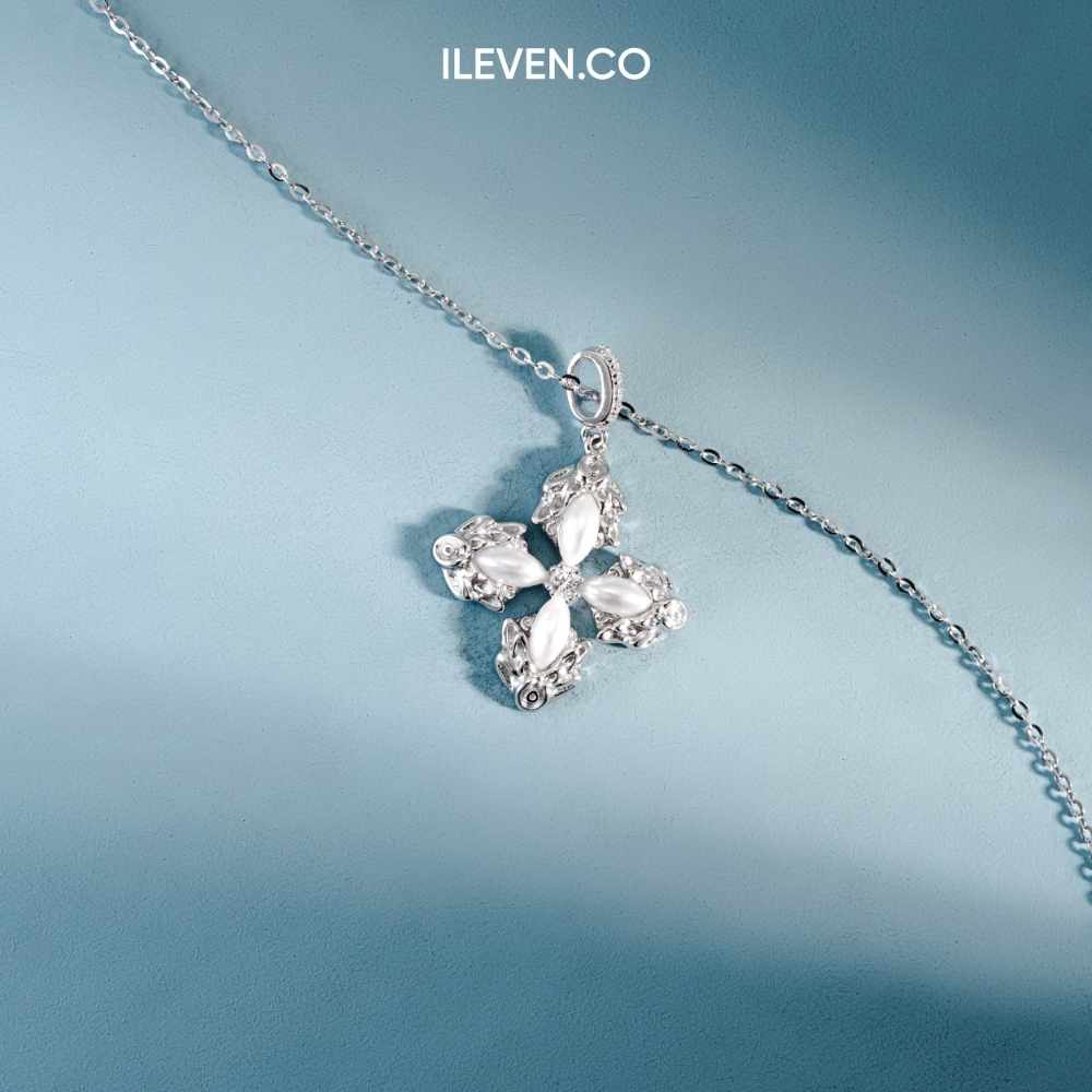 Dây chuyền hoa năm cánh – chế tác bằng bạc sterling với Triple Shield™