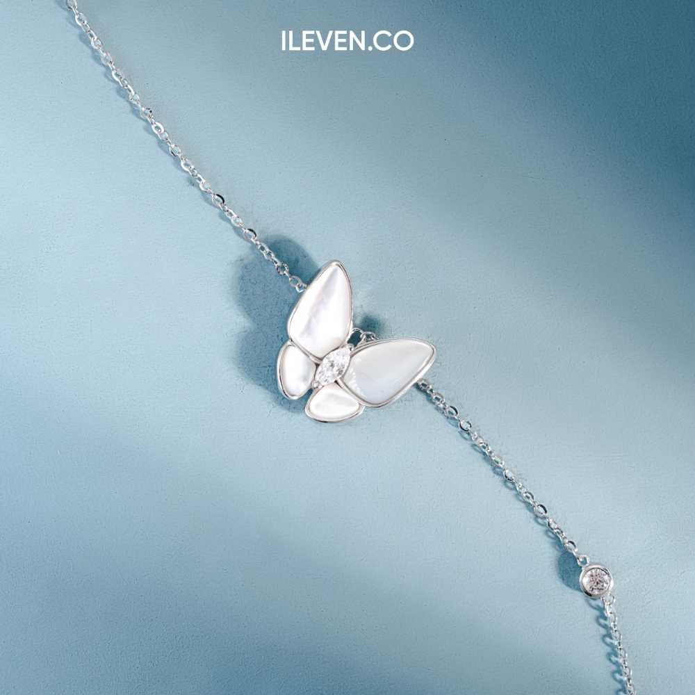 Dây chuyền lau nhà hình bướm Lumina – chế tác bằng bạc Sterling với TripleShield™