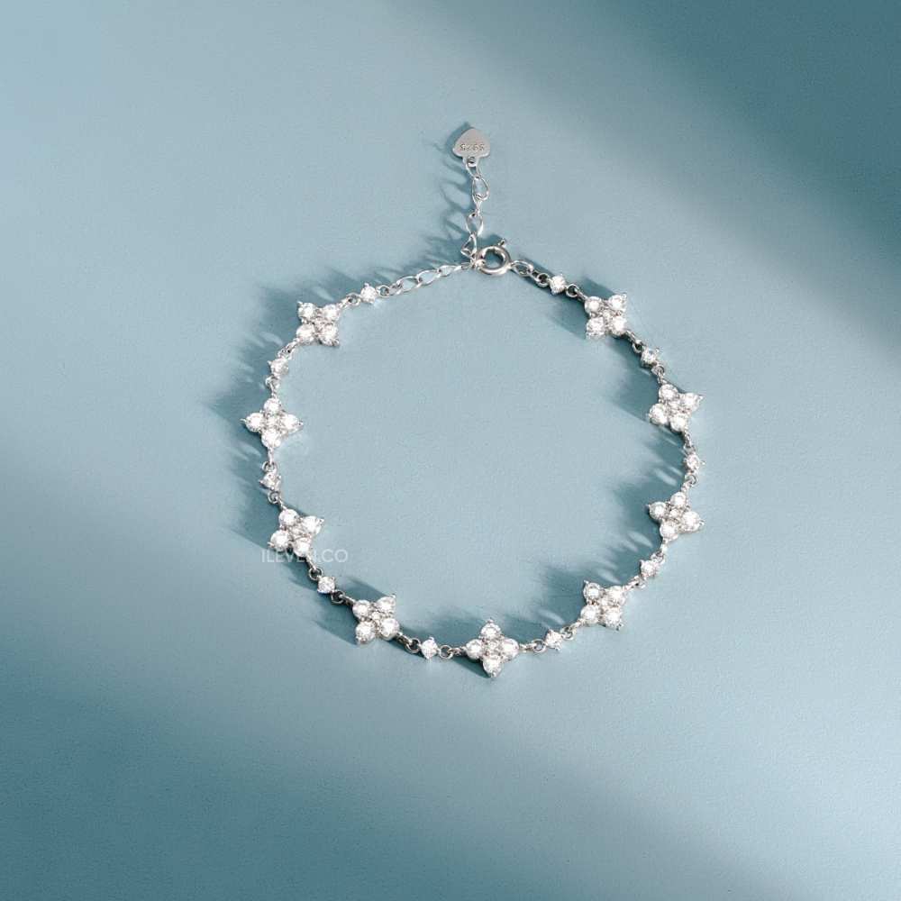 VÒNG TAY ETERNAL Clover Class – ĐƯỢC CHẾ TẠO BẰNG BẠC STERLING VỚI TRIPLESHIELD™