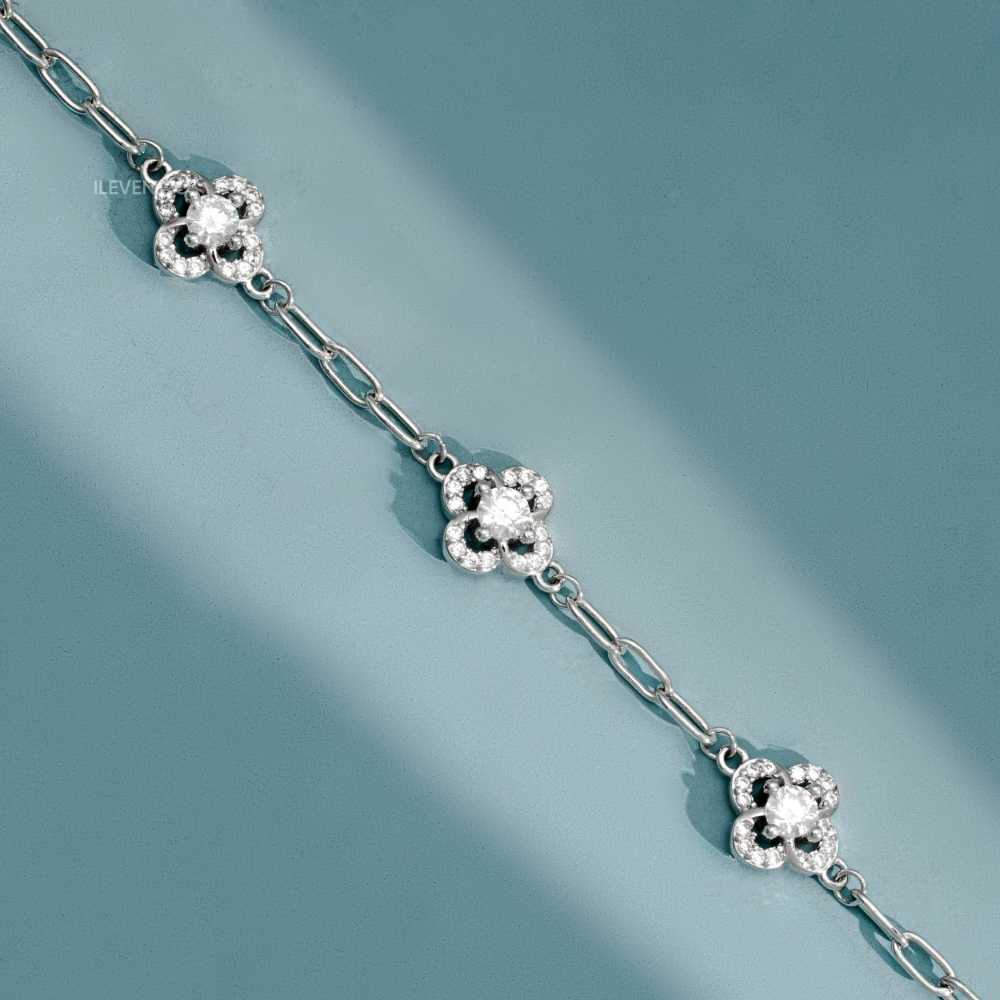 TRIPLE LUCK CHAIN BRACELET – CRAFTED IN STERLING SILVER WITH TRIPLESHIELD™