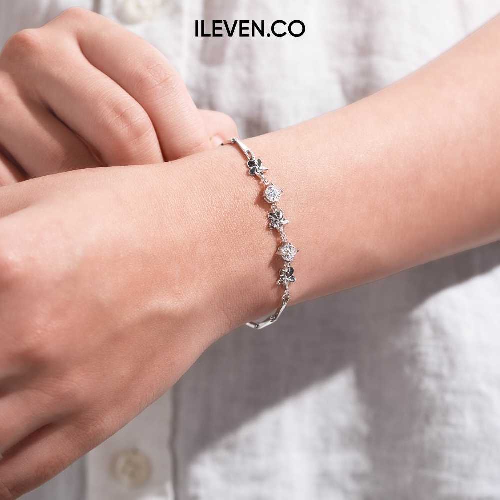 FLEUR CHAIN BRACELET –  CRAFTED IN STERLING SILVER WITH TRIPLESHIELD™