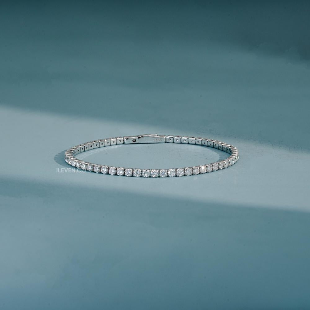 VÒNG TAY TENNIS RỰC RỠ 2,5MM – ĐƯỢC CHẾ TẠO BẰNG BẠC STERLING VỚI TRIPLESHIELD™