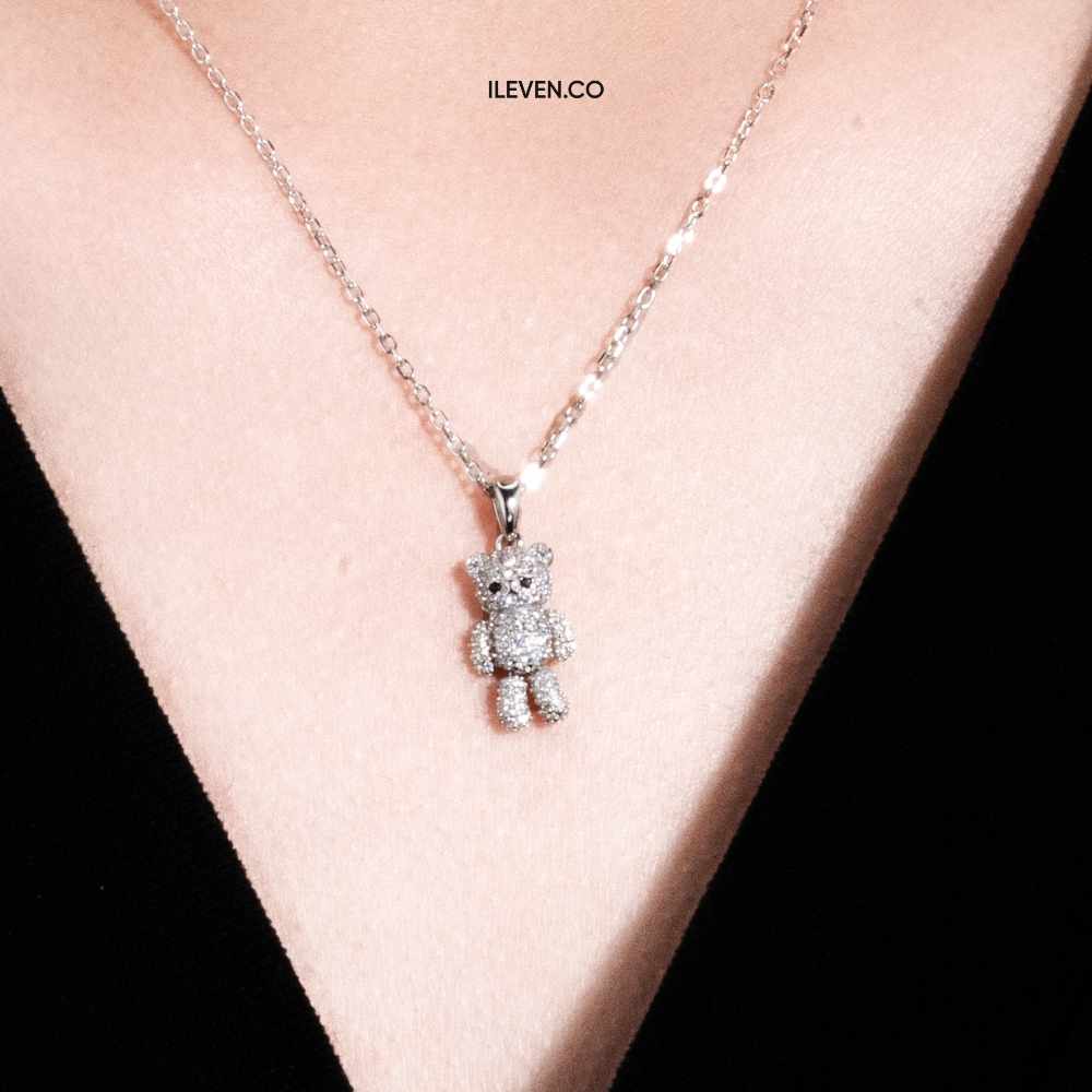 DÂY CHUYỀN GẤU BÔNG – ĐƯỢC CHẾ TẠO BẰNG BẠC STERLING VỚI TRIPLESHIELD™