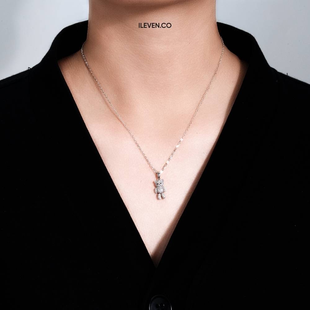 DÂY CHUYỀN GẤU BÔNG – ĐƯỢC CHẾ TẠO BẰNG BẠC STERLING VỚI TRIPLESHIELD™