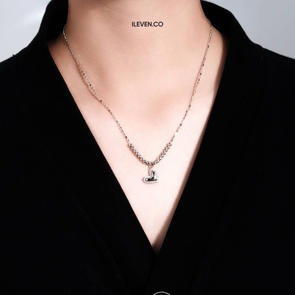 DÂY CHUYỀN TRÁI TIM ĐẬM ĐẬM – ĐƯỢC CHẾ TẠO BẰNG BẠC STERLING VỚI TRIPLESHIELD™