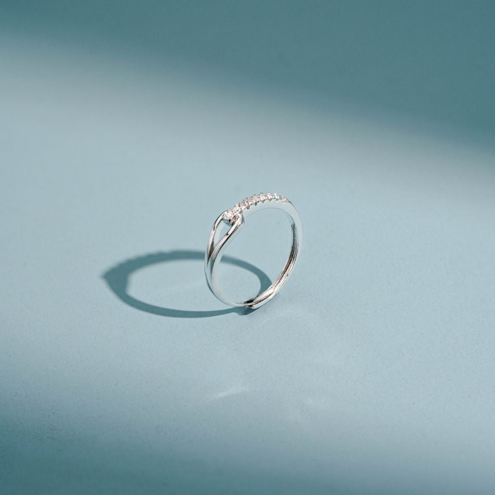 INFINITE KNOT RING – CRAFTED IN STERLING SILVER