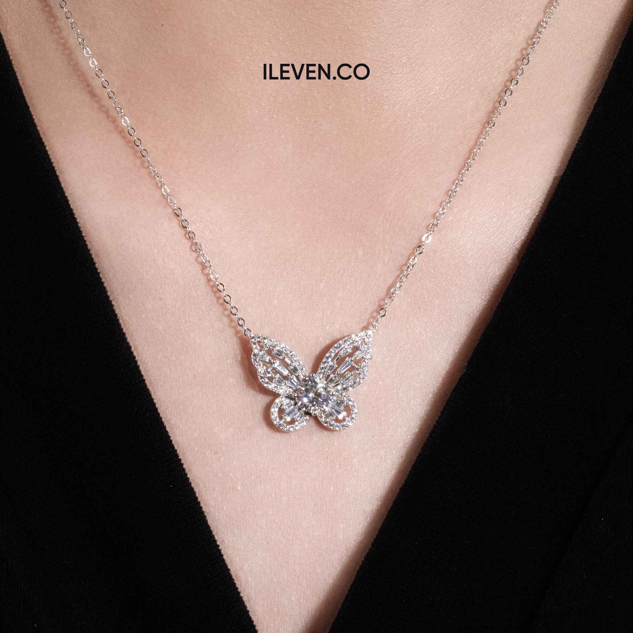 DÂY CHUYỀN BƯỚM CELESTIA – ĐƯỢC CHẾ TẠO BẠC STERLING VỚI TRIPLESHIELD™