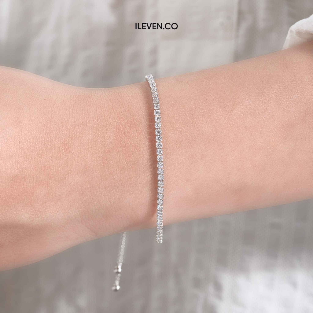 VÒNG TAY TENNIS RADIANT SLIDER – ĐƯỢC CHẾ TẠO BẰNG BẠC STERLING VỚI TRIPLESHIELD™