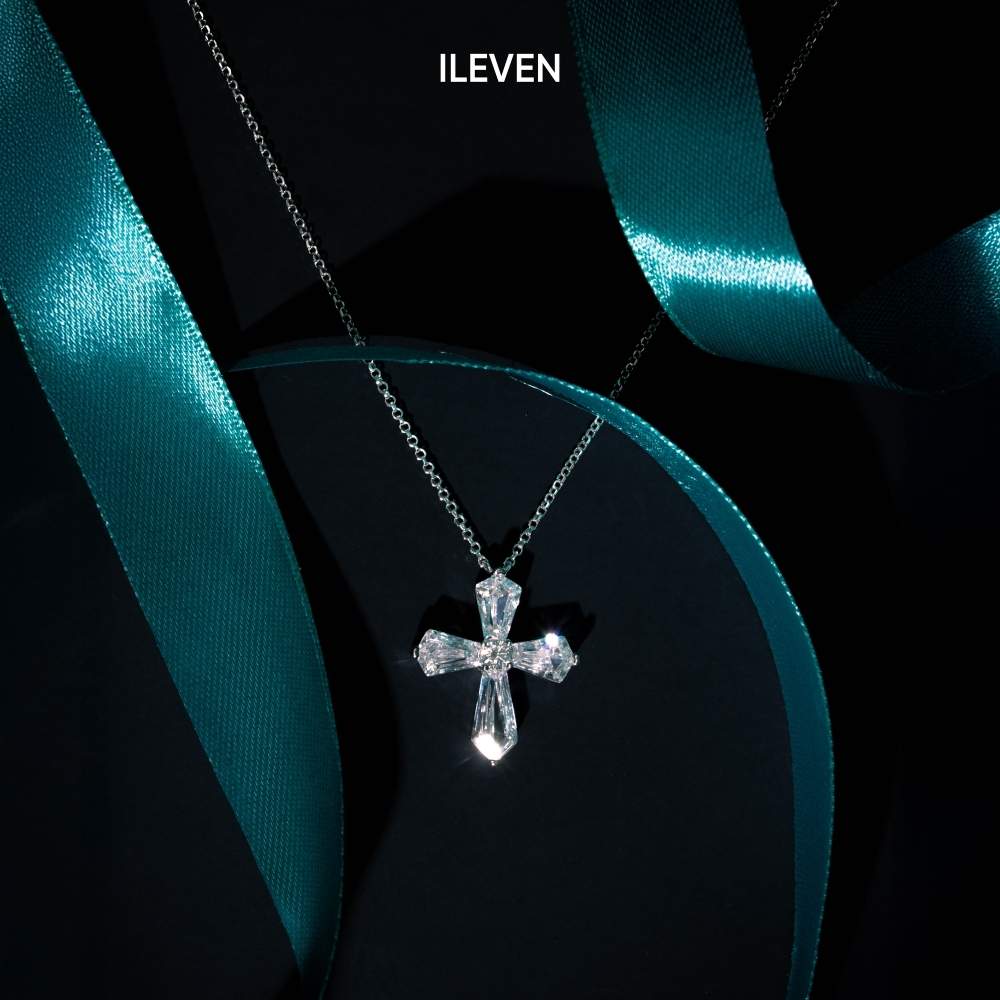 LUMINA CROSS NECKLACE – CRAFTED IN STERLING SILVER