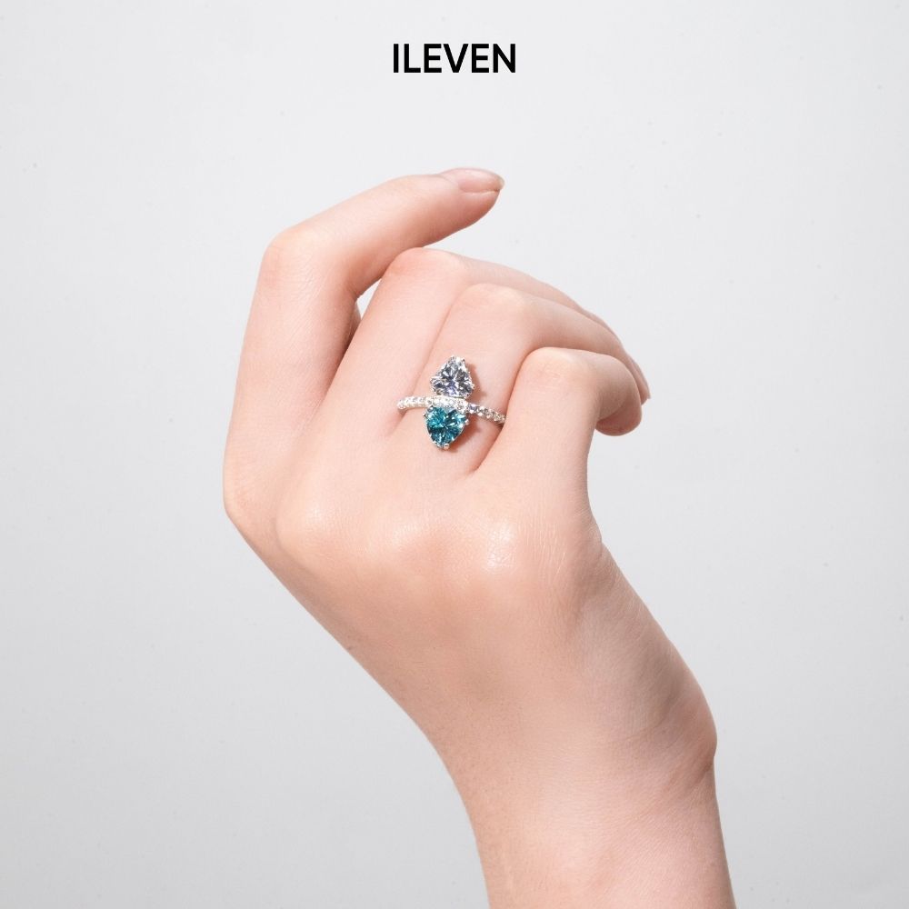 DUALITY BLUE RING - CRAFTED IN STERLING SILVER