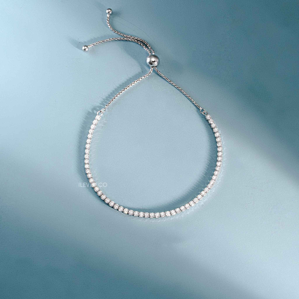 VÒNG TAY TENNIS RADIANT SLIDER – ĐƯỢC CHẾ TẠO BẰNG BẠC STERLING VỚI TRIPLESHIELD™