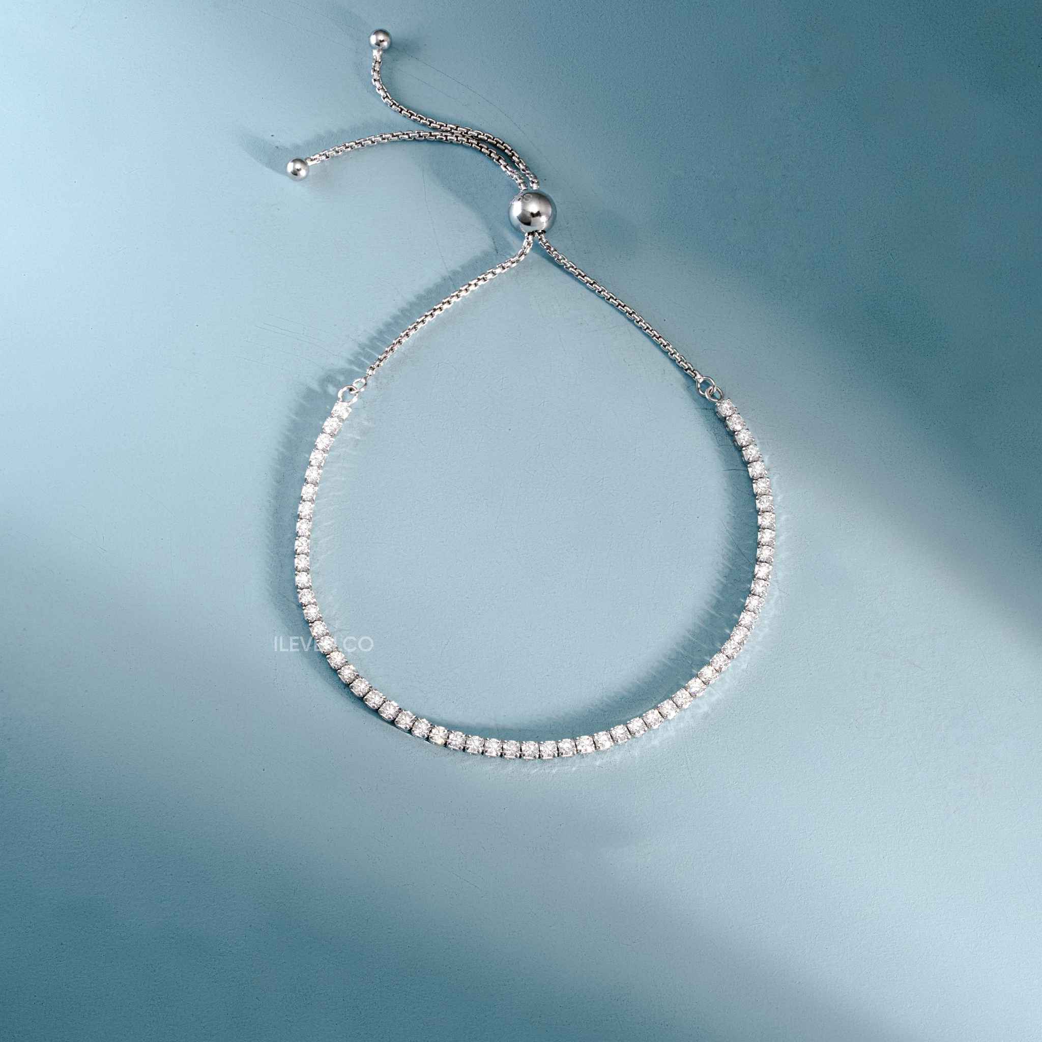 VÒNG TAY TENNIS RADIANT SLIDER – ĐƯỢC CHẾ TẠO BẰNG BẠC STERLING VỚI TRIPLESHIELD™