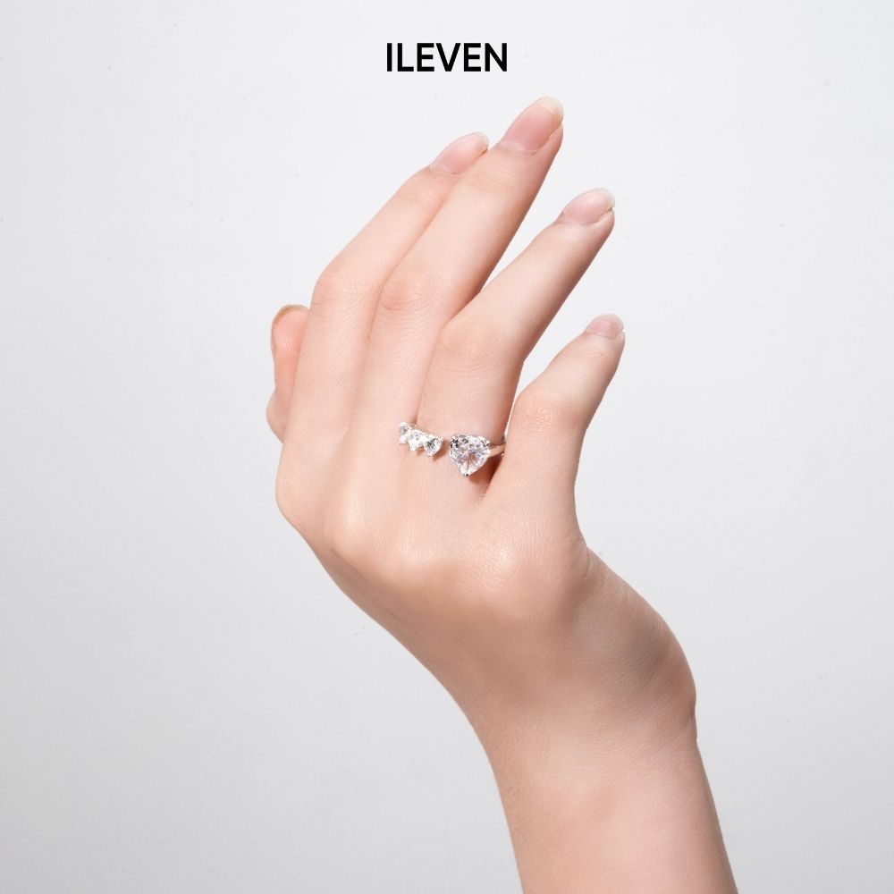 HEART TRIO RING – CRAFTED IN STERLING SILVER