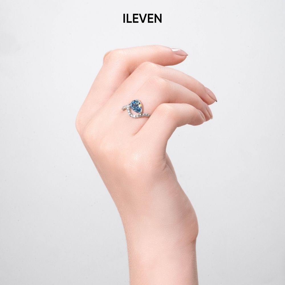 OCEAN DROP RING – CRAFTED IN STERLING SILVER