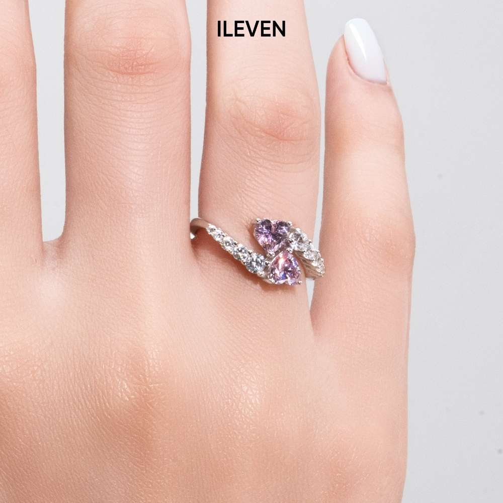 ROMANCE DOU RING – CRAFTED IN STERLING SILVER