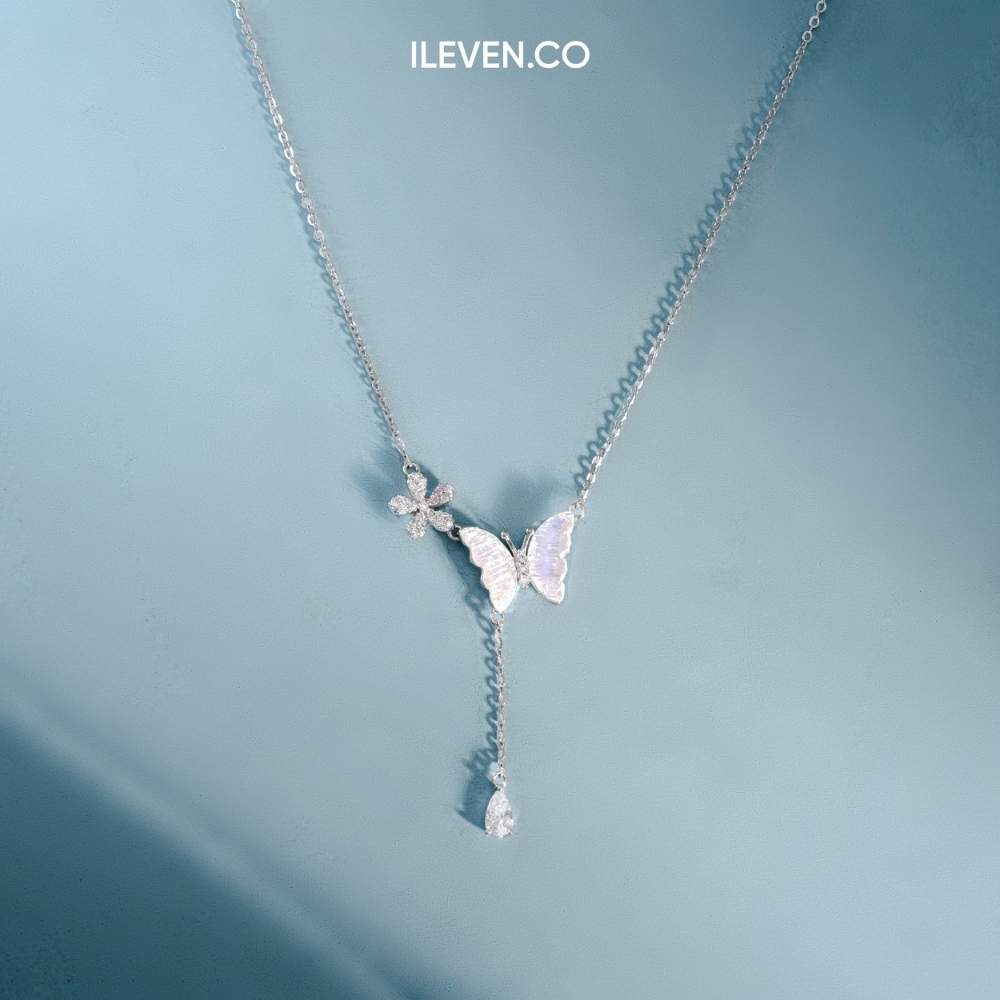 VÒNG CỔ CÁNH NGỌC TRAI – ĐƯỢC CHẾ TẠO BẠC STERLING VỚI TRIPLESHIELD™