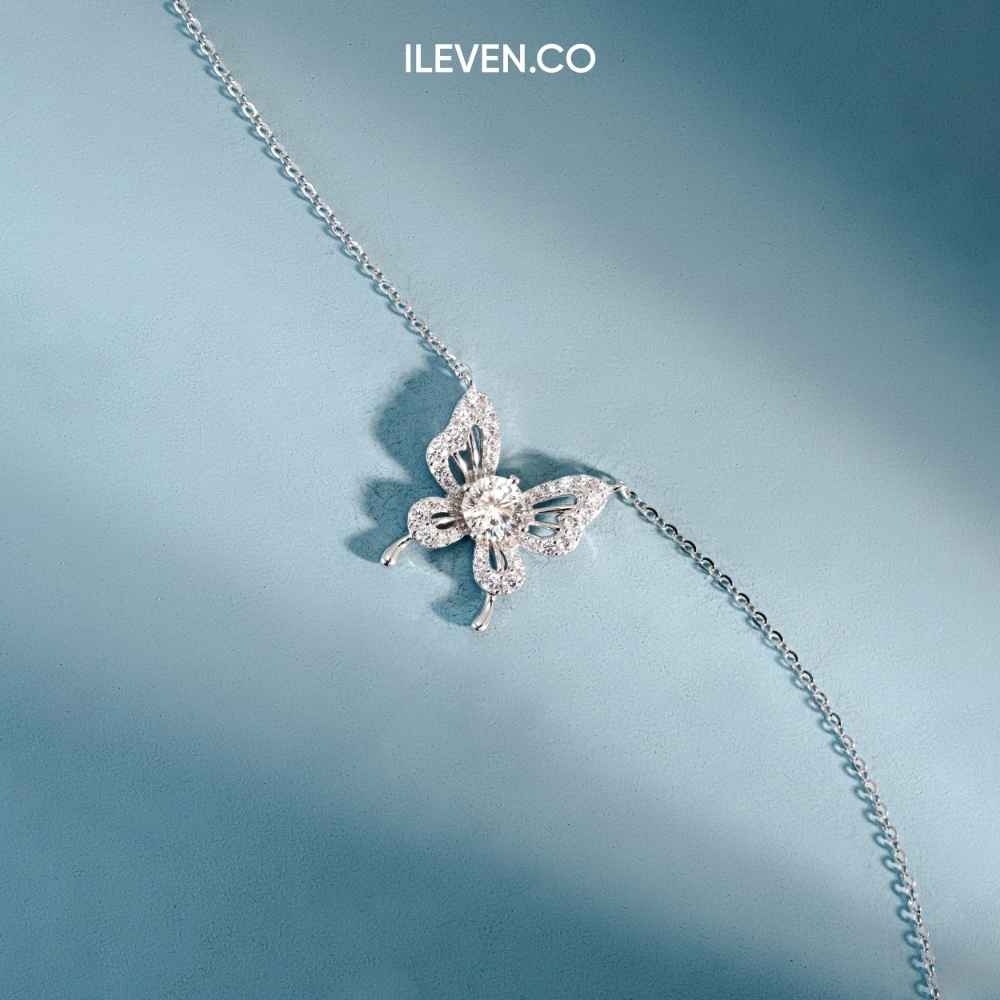 DÂY CHUYỀN BƯỚM PHÁT SÁNG – ĐƯỢC CHẾ TẠO BẠC STERLING VỚI TRIPLESHIELD™