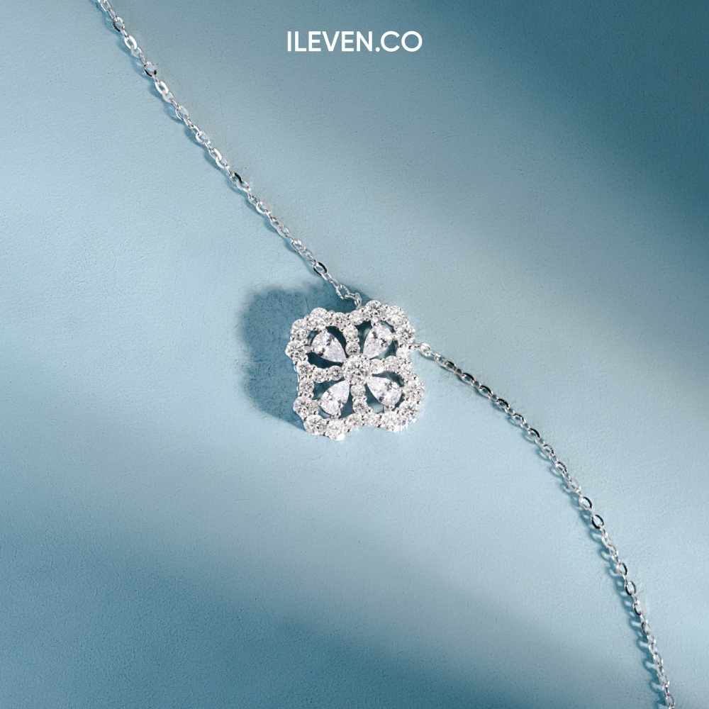 VÒNG CỔ PLATI BLOOM S – ĐƯỢC CHẾ TẠO BẠC STERLING VỚI TRIPLESHIELD™