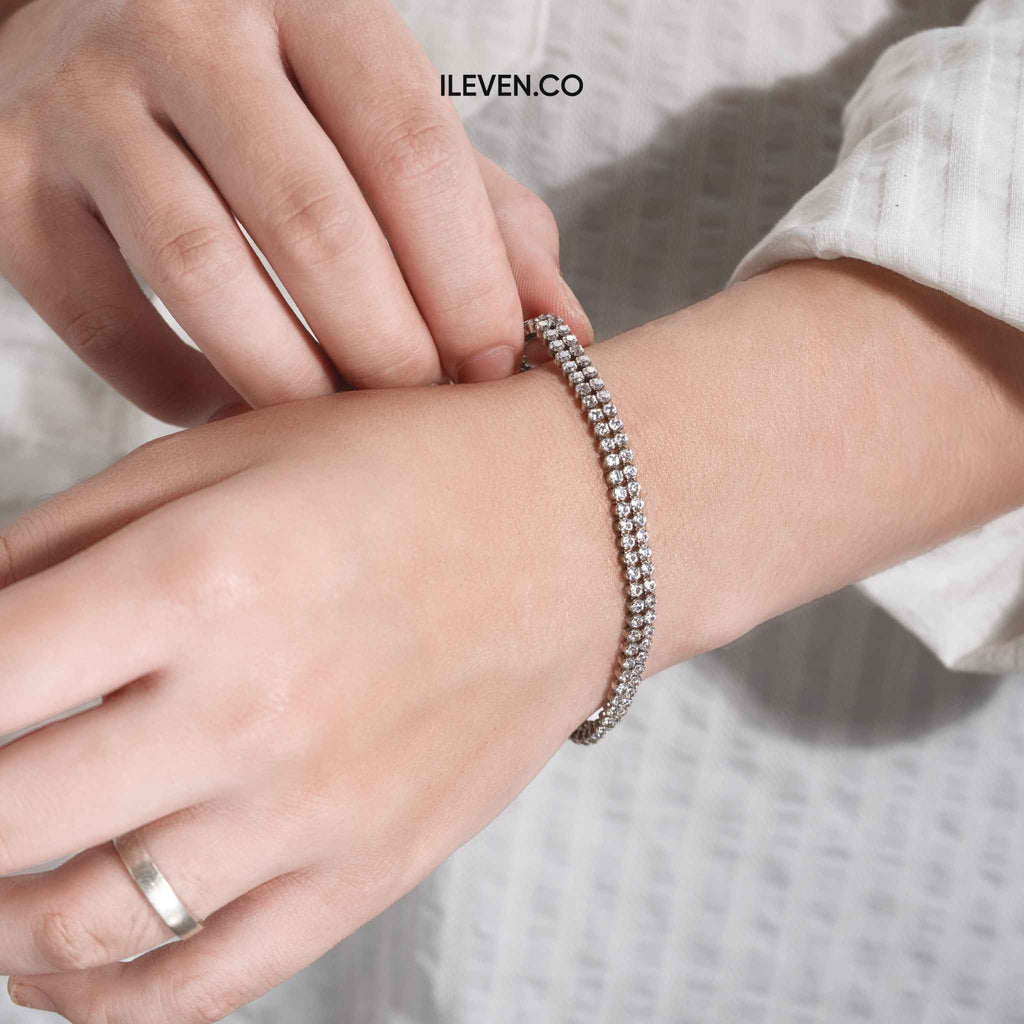 VÒNG TAY RADIANT DUO - ĐƯỢC CHẾ TẠO BẰNG BẠC STERLING VỚI TRIPLESHIELD™