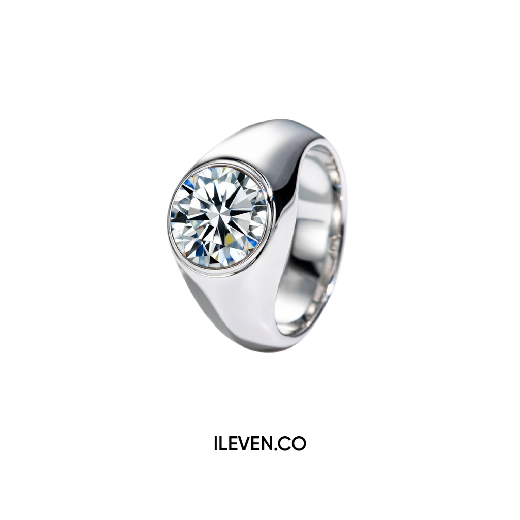 AURORA SOLITAIRE RING – CRAFTED IN STERLING SILVER WITH ETERNAGOLD™