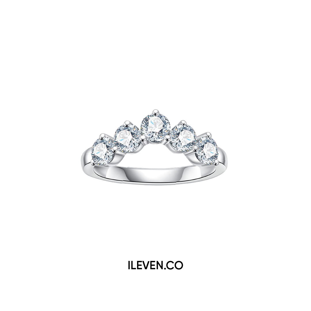 CROWN BRILLIANCE RING – CRAFTED IN STERLING SILVER WITH ETERNAGOLD™