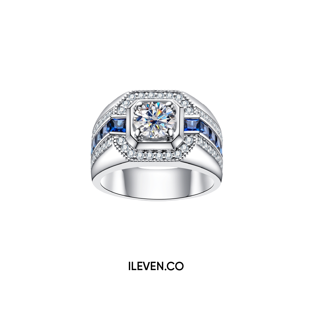 SAPPHIRE LEGACY RING – CRAFTED IN STERLING SILVER WITH ETERNAGOLD™