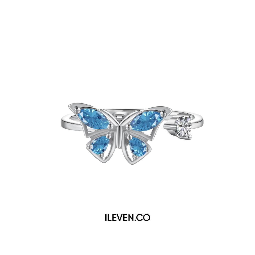 BUTTERFLY BLE RING – CRAFTED IN STERLING SILVER WITH TRIPLESHIELD™