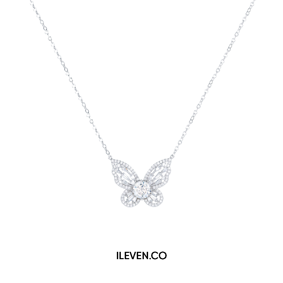 CELESTIA BUTTERFLY NECKLACE –  CRAFTED IN STERLING SILVER WITH TRIPLESHIELD™