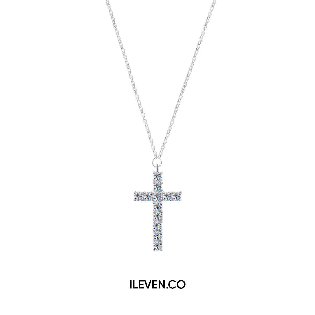 DIVINE CROSS NECKLACE – CRAFTED IN STERLING SILVER WITH TRIPLESHIELD™