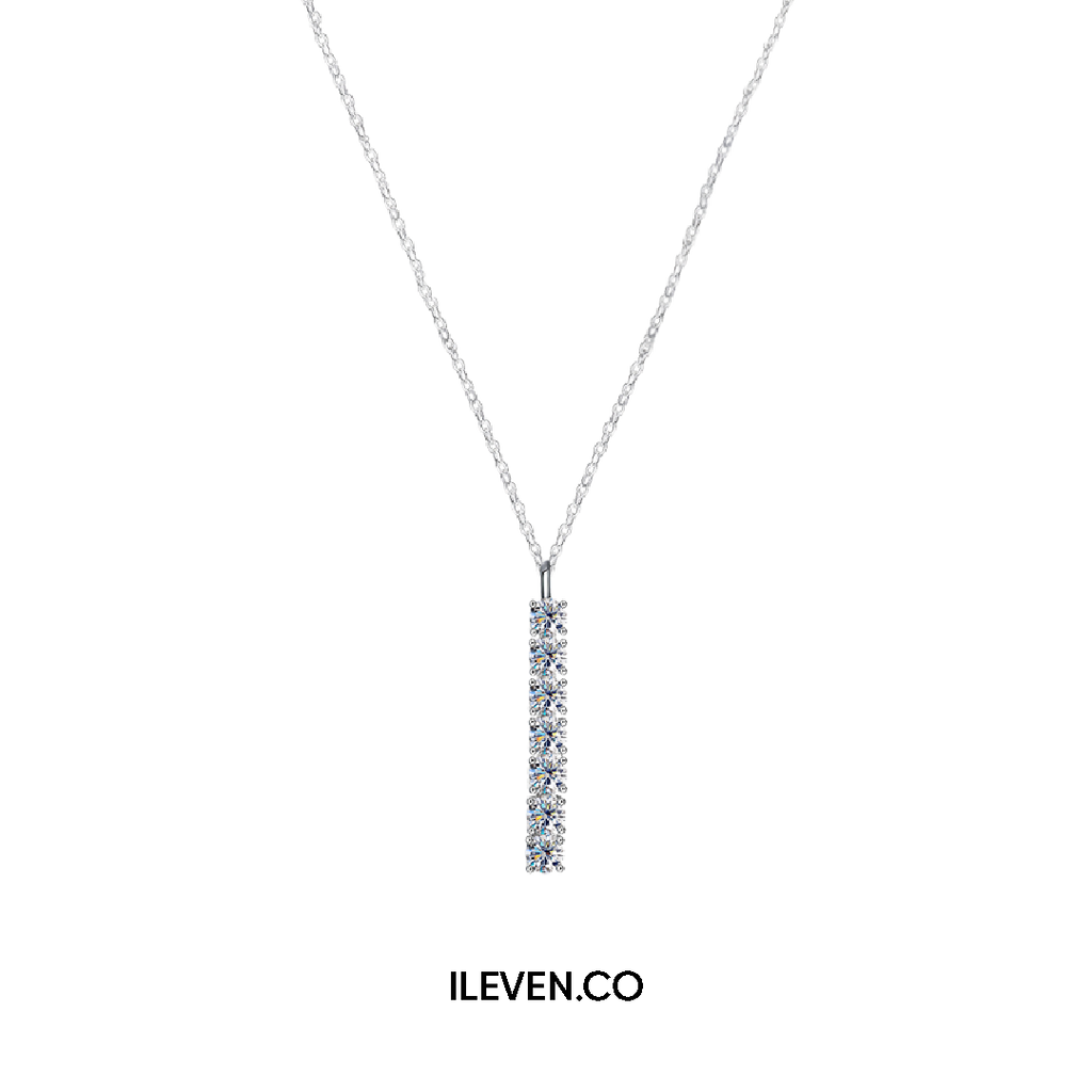 LUMINA BAR NECKLACE –  CRAFTED IN STERLING SILVER WITH TRIPLESHIELD™