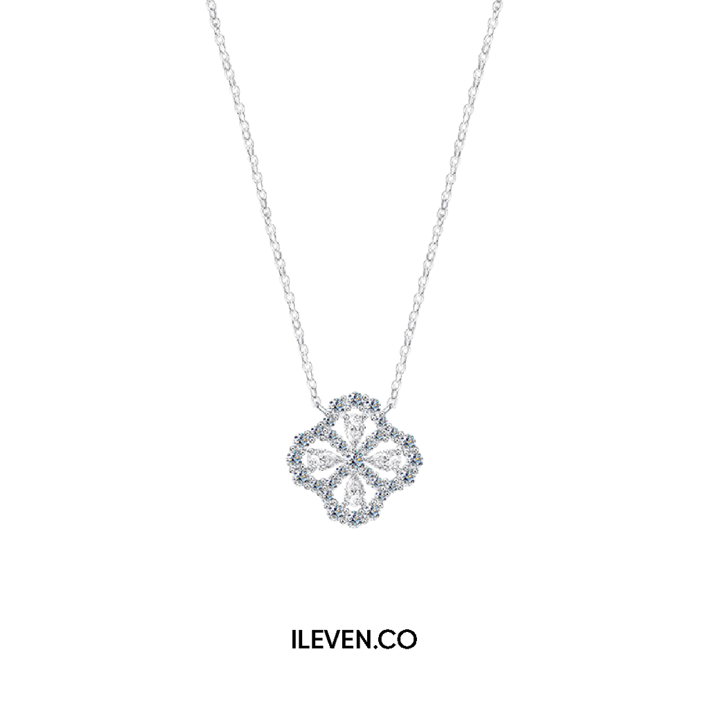 PLATI BLOOM S NECKLACE –  CRAFTED IN STERLING SILVER WITH TRIPLESHIELD™